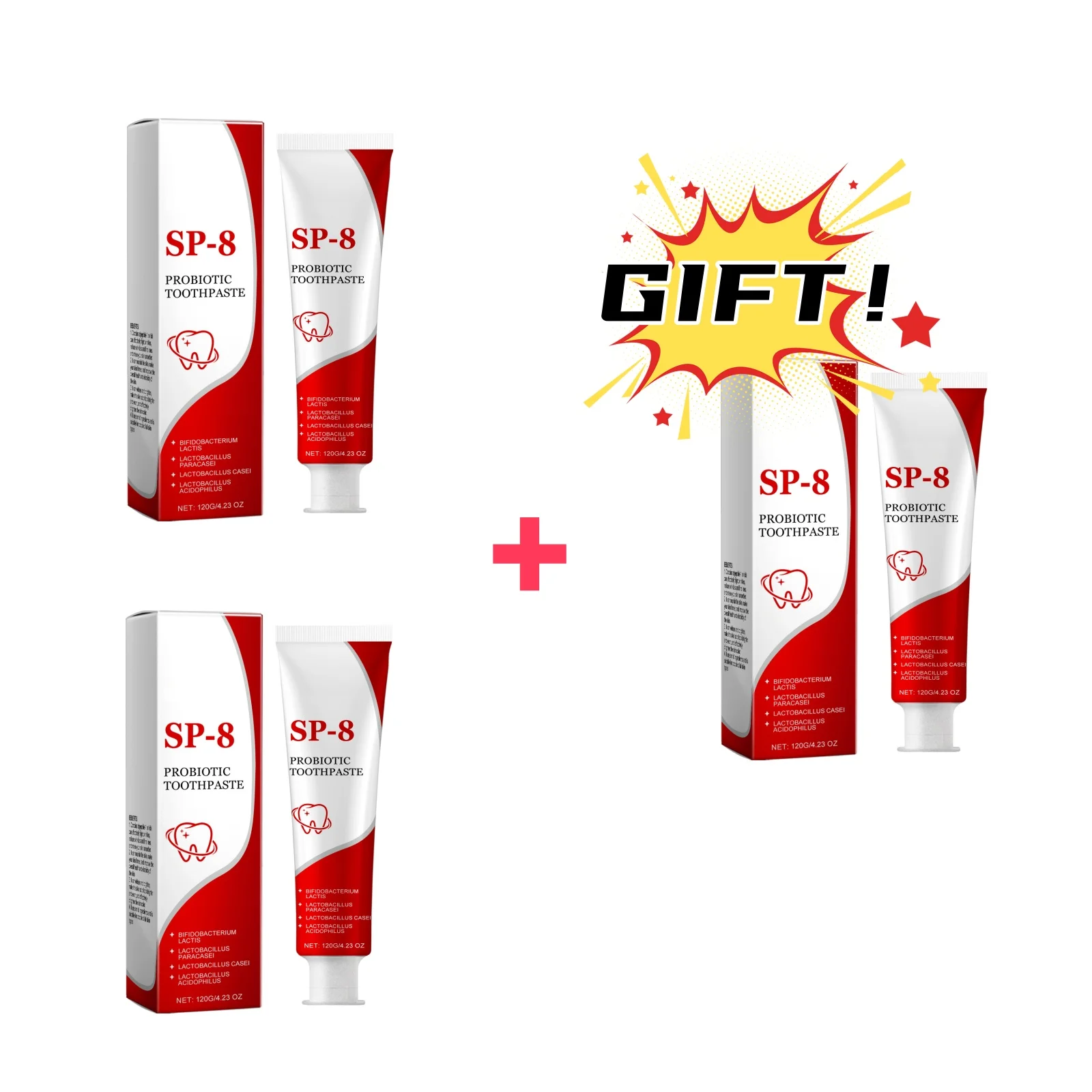 

Family Probiotic Care Toothpaste Tooth Stain Removing Gum Treatments For Cavities Reduces Yellowing Teeth Brighten Toothpastes