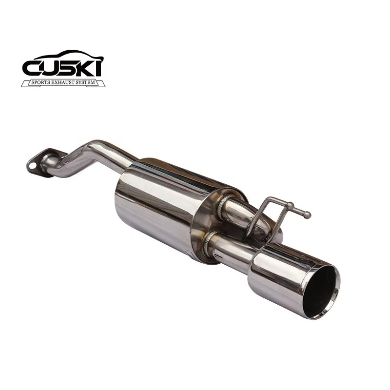 For Honda Civic Quality Stainless Steel Exhaust Pipe S Drum  Modified Sports Car SoundHigh Performance Exhaust System