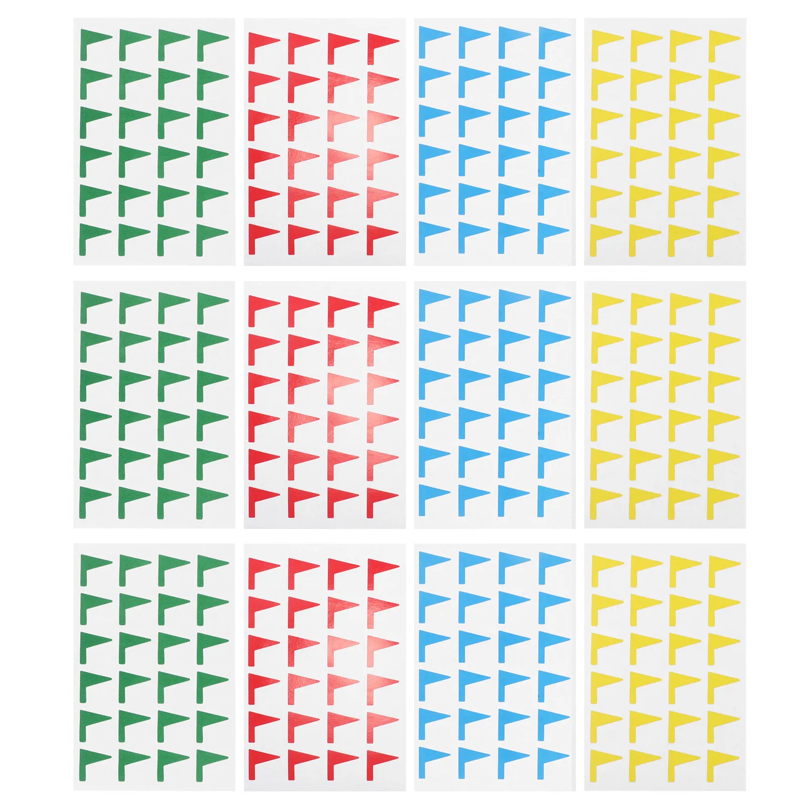 

1Pack Self-Stick Small Flag Stickers Map Markers Educational Planning Labels Travel Notes Decorative Index Tabs Supplies