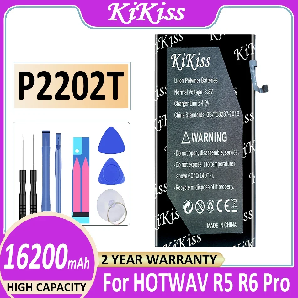 

Аккумулятор KiKiss P2202T 16200 мАч для HOTWAV R5 R6 Pro R5Pro R6Pro батарея ноутбука