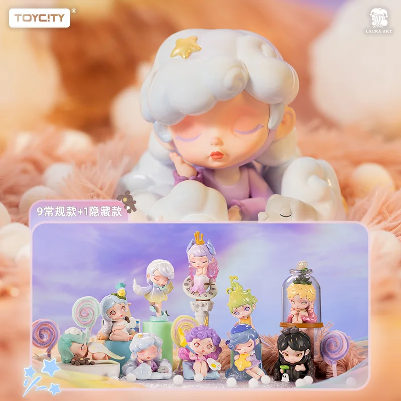 

Laura“Mood Hues Collection”Toycity Brand Genuine Blind Box Toys PVC Action Figure Ornament Random Mystery Box Birthday Gifts