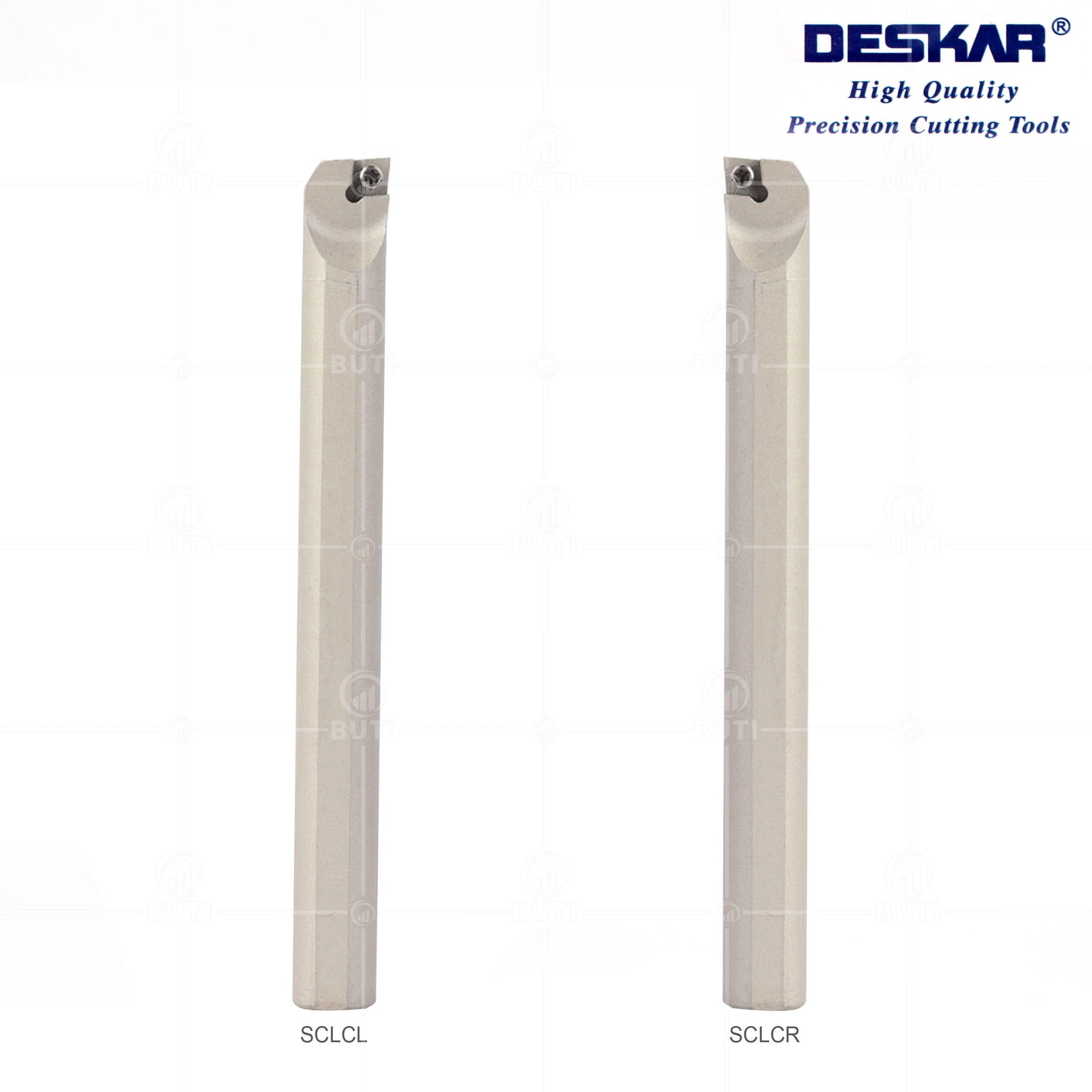 DESKAR 100% Original CNC White Tools Holder With Small Hole,SCLCR SCLCL Shockproof And Seismic Resistant Turning Tools Holder