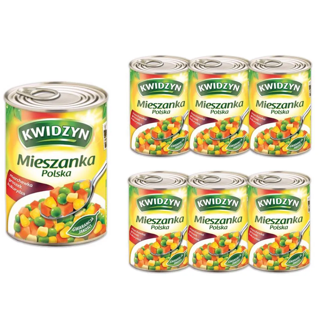 Kwidzyn Mieszanka polska puszka 400g x 6 sztuk