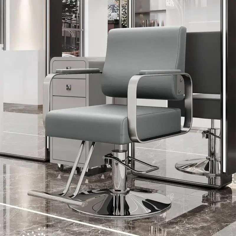 Styling Swivel Manicure Barber Chairs Facial Luxury Cosmetic Shampoo Makeup Barber Chairs Banco Con Ruedas Hair Salon Furniture