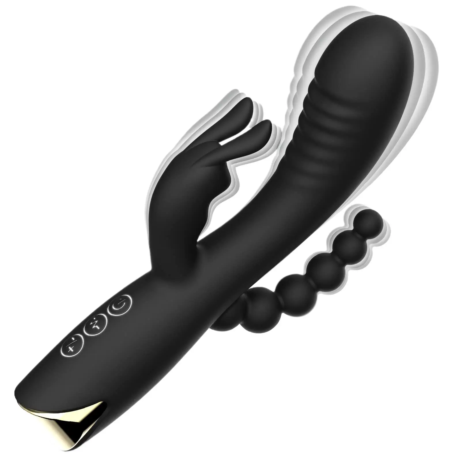 

Clitoris Stimulation Rabbit Dildos Vibrator with 10 Vibrating Clitoris Stimulator Sex Toy 3 in 1 G Point Vibrator, Adult Sex To