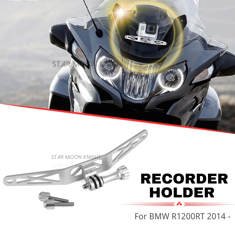 Recorder Holder Camera Bracket CamRack For BMW R1200RT R1200 RT 2014- Motorcycle Accessories Driving Recorder Mount Holder