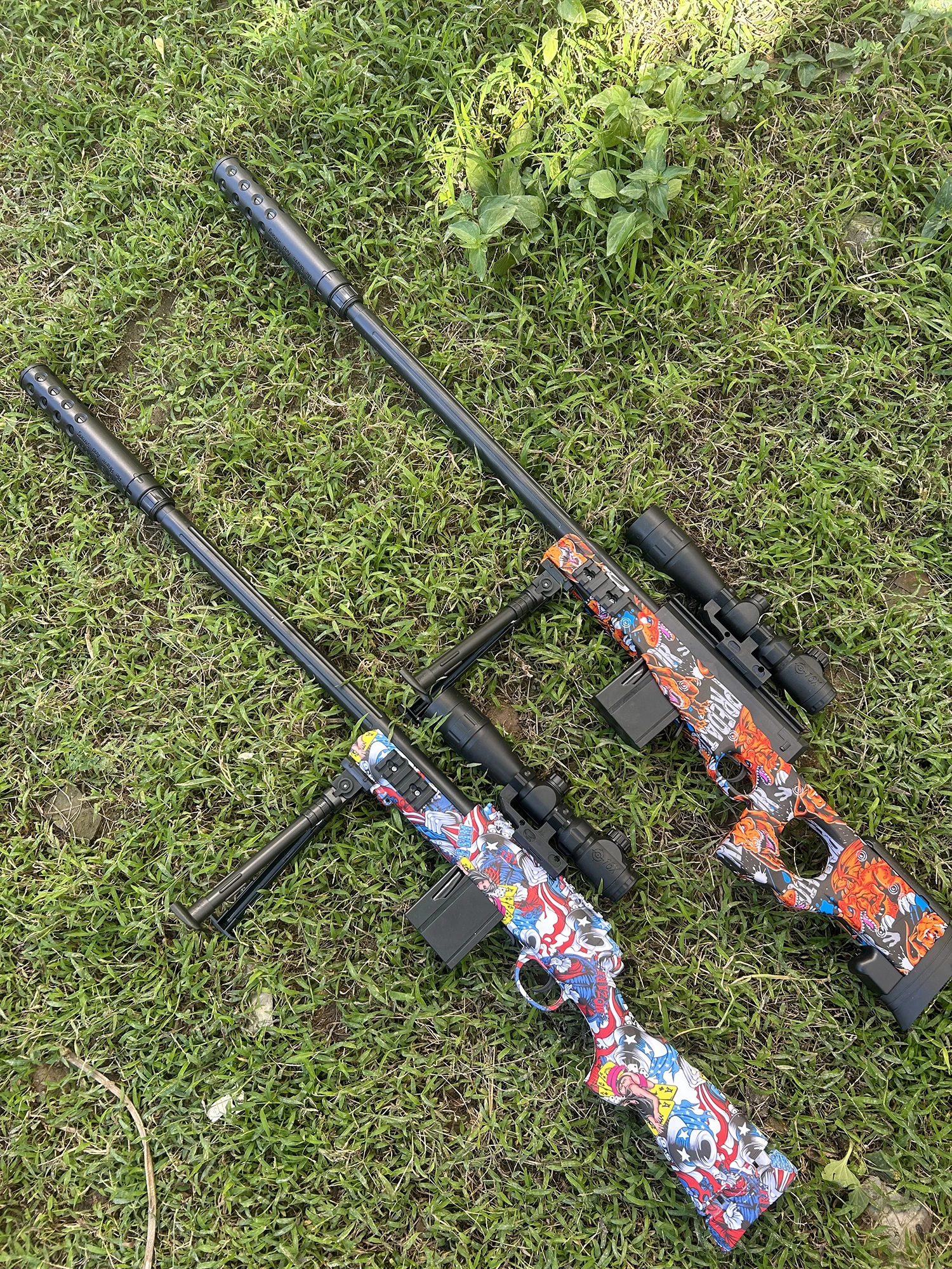 Nowy pistolet na kulki żelowe Awm&M24, strzela kulki żelowe o średnicy 7-8 mm, bezpieczna zabawka na zewnątrz dla chłopców, prezent na Nowy Rok. — 2