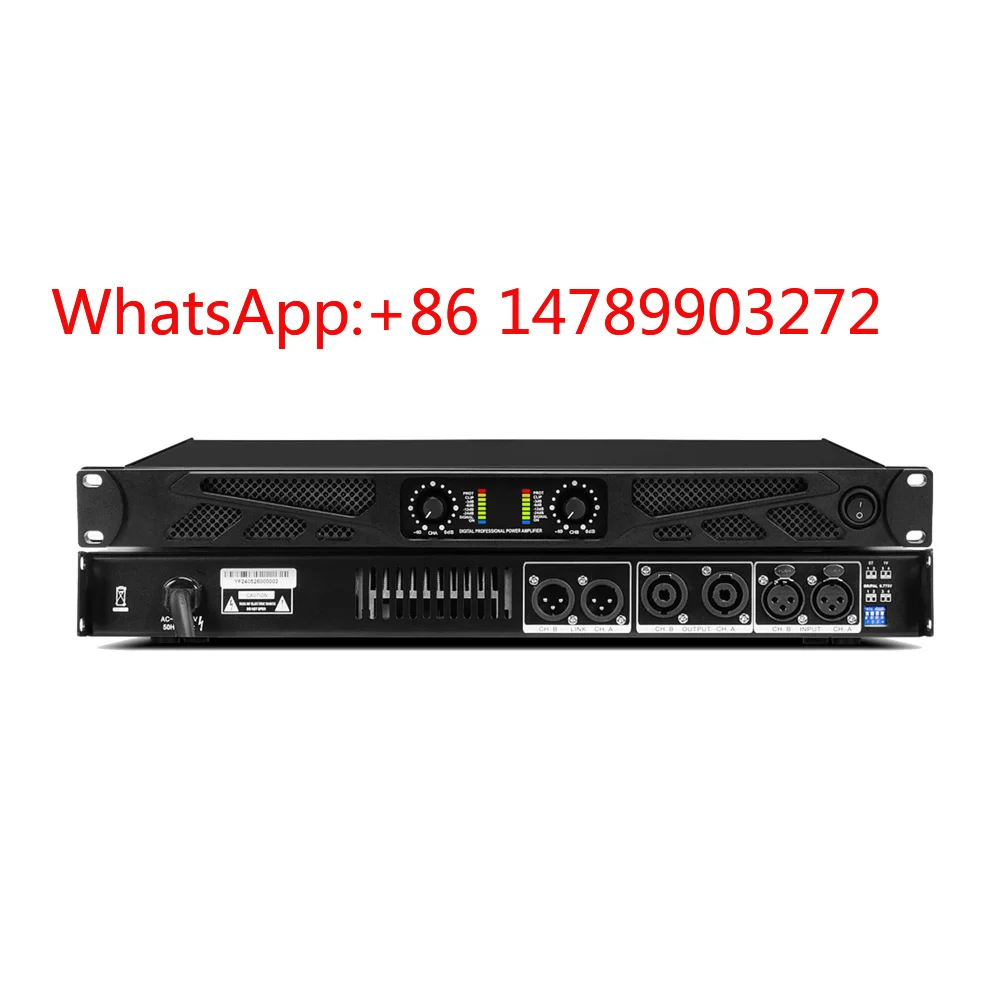 

2 Channel High Power Amplifier Theater Stadium Public Address Audio Amp