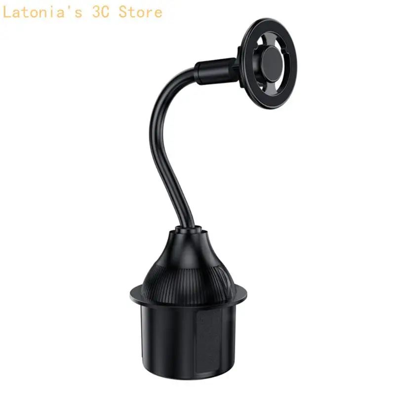 Magnetische Autotelefonhalterung Verstellbarer Schwanenhals-Telefonhalter für Getränkehalter X3UB – Detail 2