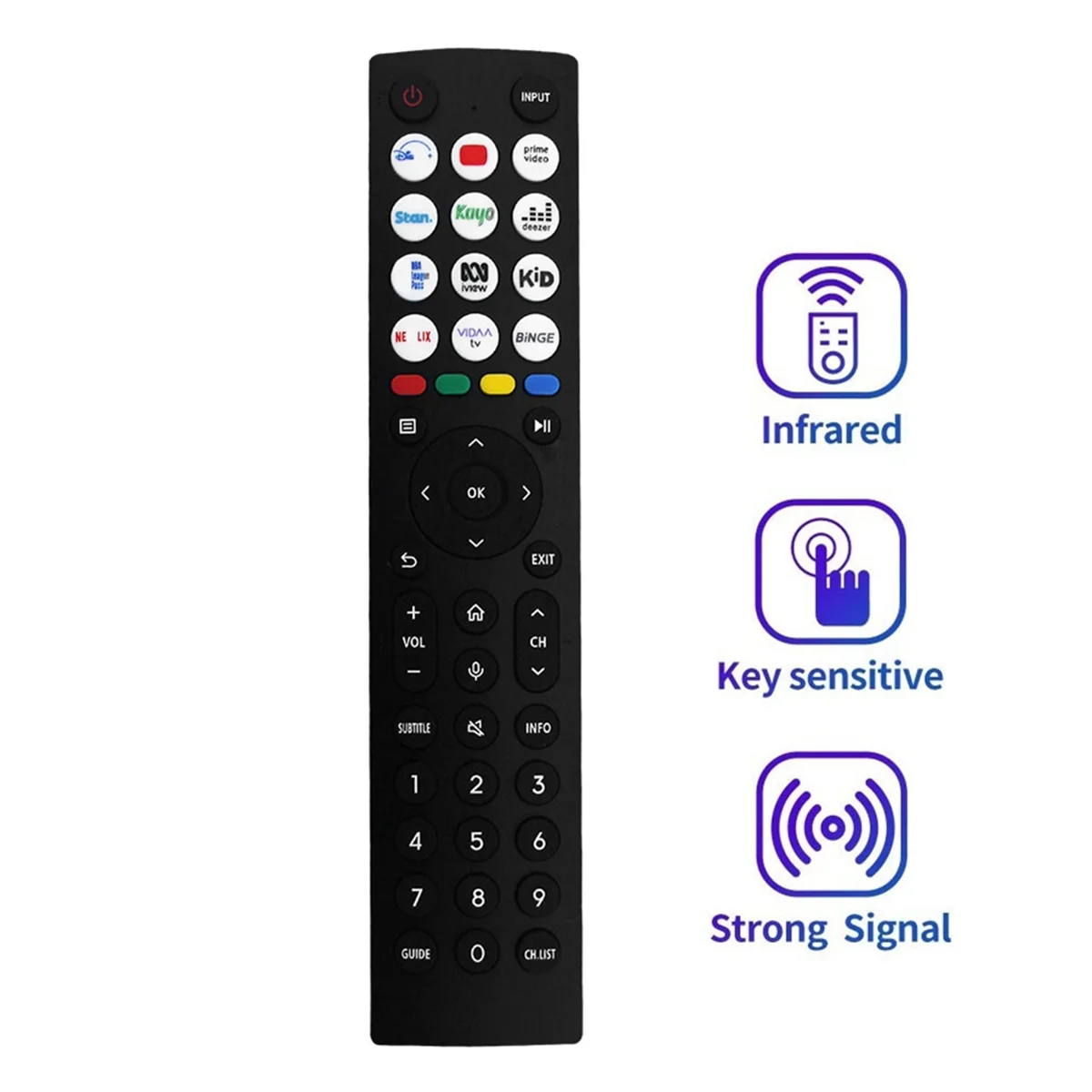 A23K-Ganti Remote Control ERF2R36H untuk Remote Control LED Android Pintar TV HISENSE