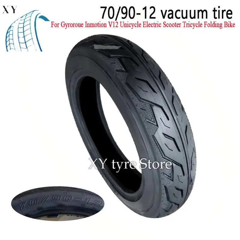 

70/90-12 (16X2.75) Tubeless Tire for Electric Scooter Wheelbarrow Tricycle Bikes High Quality
