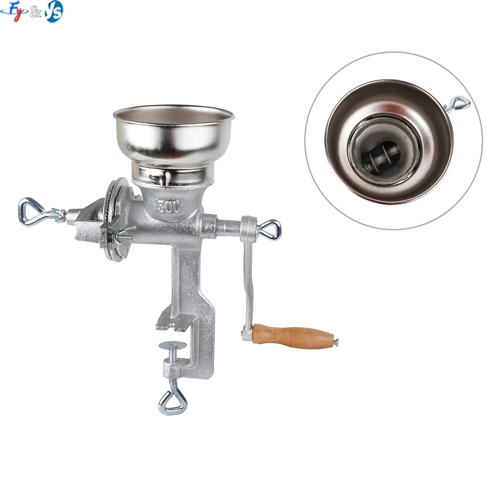 

Hand-cranked Grain Grinder Stainless Steel Manual Graining Machine Walnut Peanut Corn Flour Mill Peanut Spice Grinder for Home