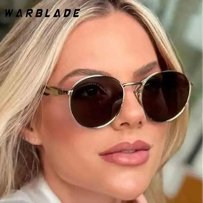 

Small Metal Frame Oval Sunglasses For Women Man Brand Designer Fashion Luxury Punk Eyewear Summer Traveling Driving Shades UV400