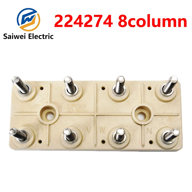 184/224/274/314/354 Generator terminal block, single-phase three-phase M6 M10 M12 screw terminal block, generator set parts