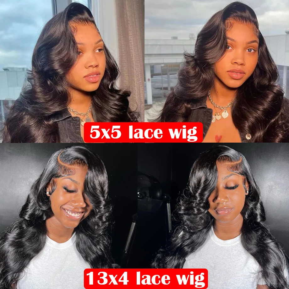 13x4 Body Wave Lace Front Wig Human Hair 360 Full Lace Wig Pre Plucked 4x4 5x5 Lace Closure Wig 30 Inch 13x6 Hd Lace Frontal Wig