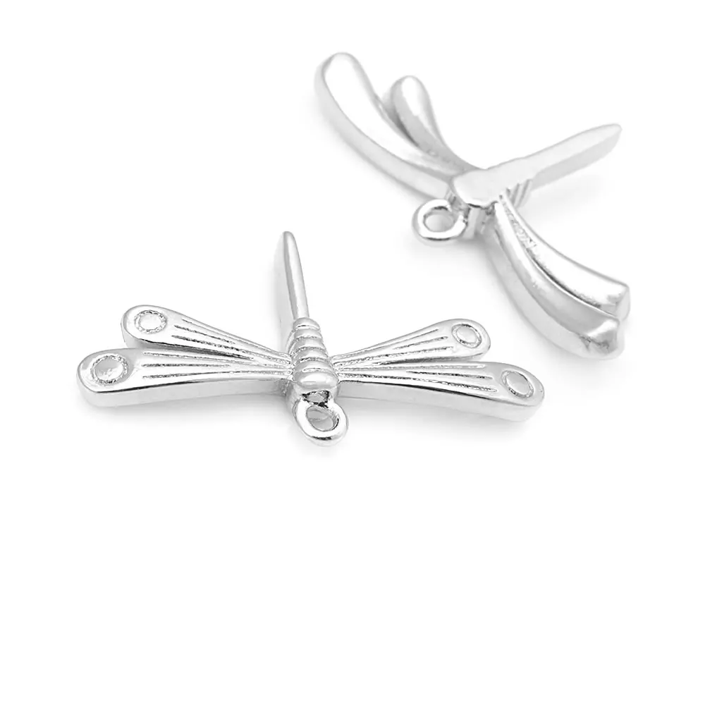 18K Gold Color Brass Dragonfly Charms Pendants High Quality Diy Jewelry Making Supplies Necklace Earrings Accessories for Women