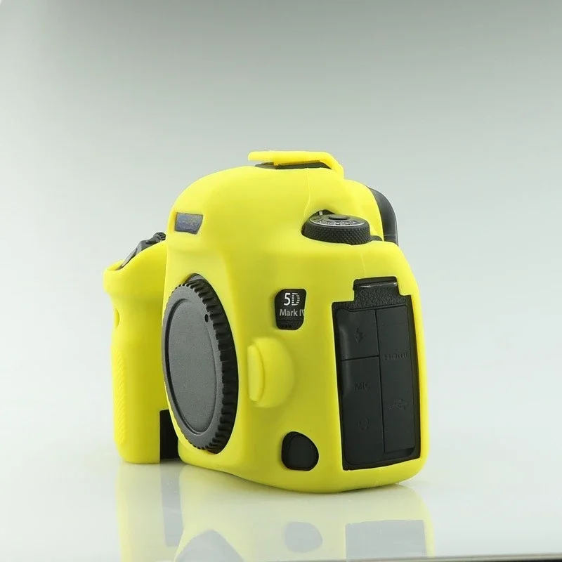 

SLR camera special silicone case camera bag micro single case For Canon EOS 5D Mark IV 5D4 5D2+ free tempered film