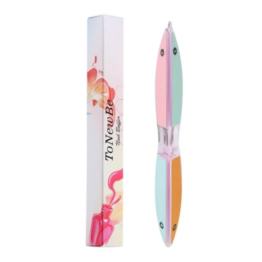 

6 Sided Nail File and Nail Buffers, Multi-Functional Nail File for Shaping and Polishing, Gifts for Women, Stocking Stuffers, N