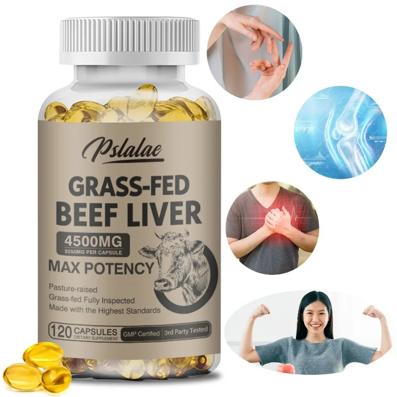 

Grass-fed Dried Beef Liver Capsules - Improves The Body's Resistance and Strengthens Joints, Ligaments and Tendons