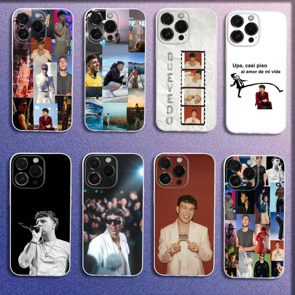 

Rapper Q-Quevedo Colllage Phone Case For iPhone 16,15,14,13,12,11 Plus,Pro,Max,XR,XS,Plus,E,Mini Transparent Cover