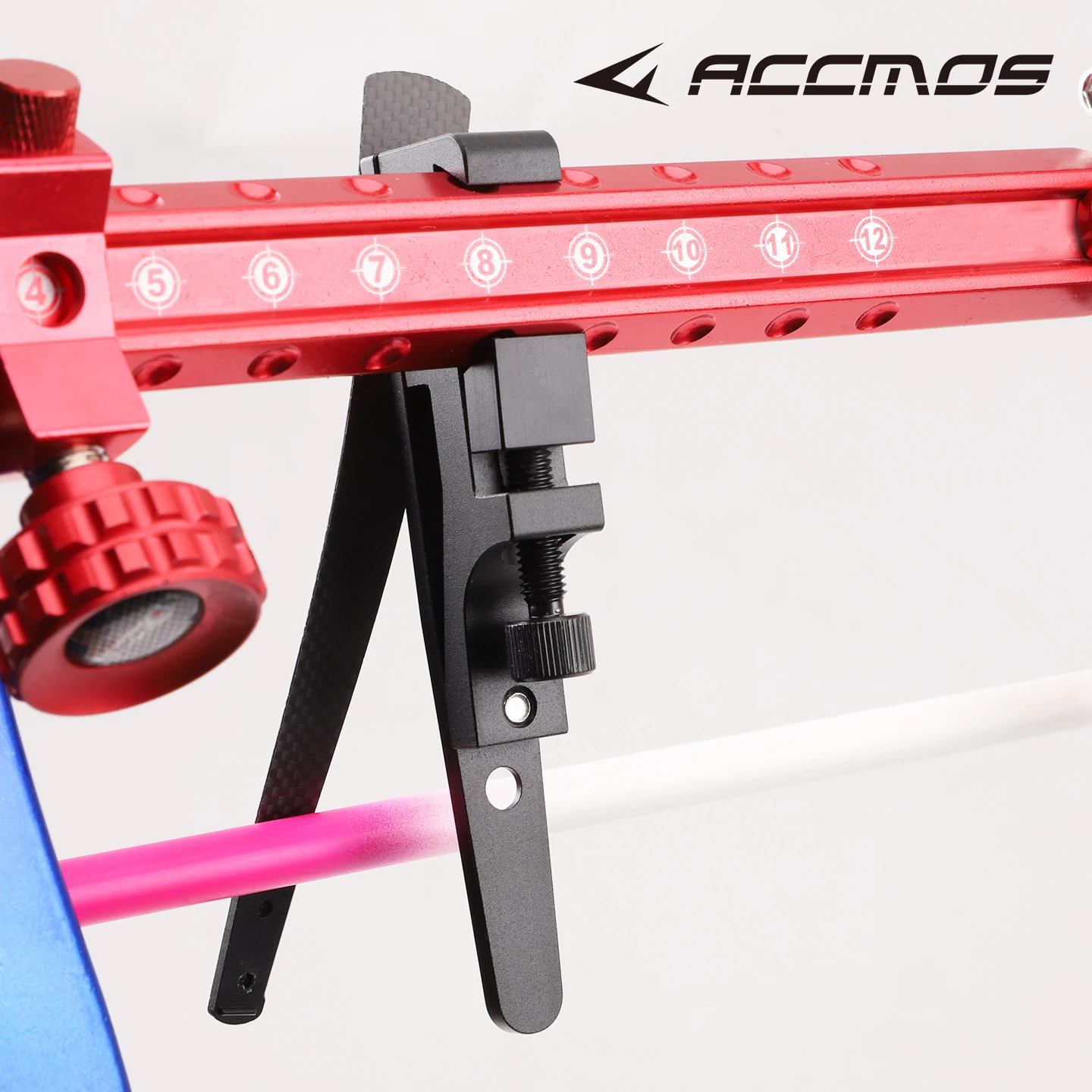 ACCMOS 3K Carbonfaser Clicker Extender für Recurvebögen – Signalplatte für Release-Position, Wettkampf-Zielschießzubehör – Detail 4