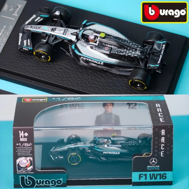 ブラーゴ-1-64-2025-f1-メルセデス・ベンツ-w16-オーストラリア-ステーション-アントネリ-合金製カーモデル-シリーズ-クリスマスギフト-おもちゃ