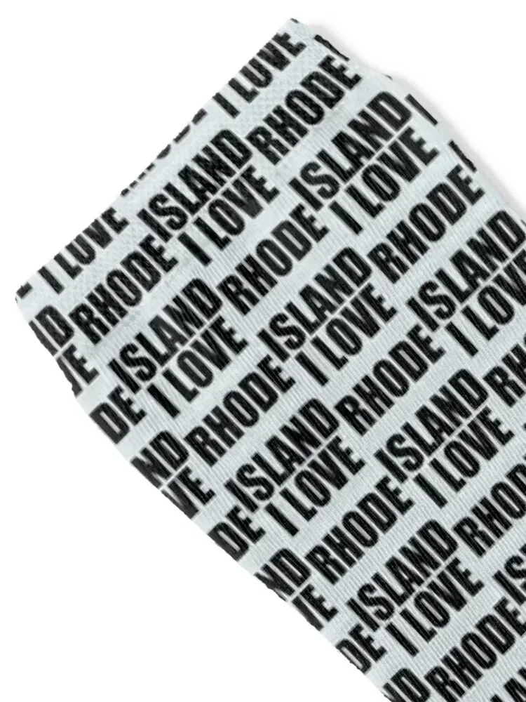 I Love Rhode Island Funny Gift Idea Socks anti slip football hockey valentine gift ideas snow Socks Girl Men's