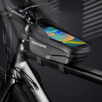 QvU For Bicycle Bag Touch Screen Phone Case Bicycle Front Cell Phone Holder Bag Access Waterproof Bicycle Front Frame Bag
