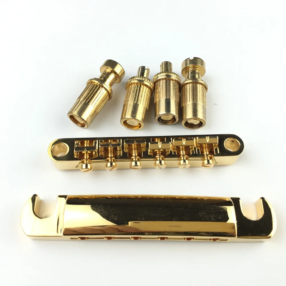 1 Set Gold Tune-O-Matic LP SG Electric Guitar Bridge And Tailpiece For Epi Gold MADE IN KOREA