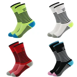 1 Pair Compression Socks Nylon Sports Socks Professional Outdoor Cycling Fast Drying Breathable Adult Sports Socks