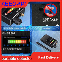 Anti-spy RF Detector Mini Wireless Spy Camera Wiretap Cam Find Out Eavesdropping Audio Gsm Gps Tracker Finder hacking Spy gadget