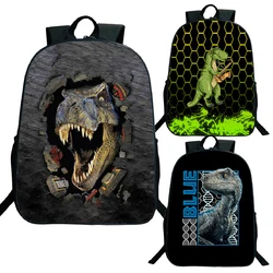 Zaino per studenti di dinosauri Dragon Cartoon Mochila zaino Kid Boys Girls School borse a tracolla uomo donna zaino per Laptop