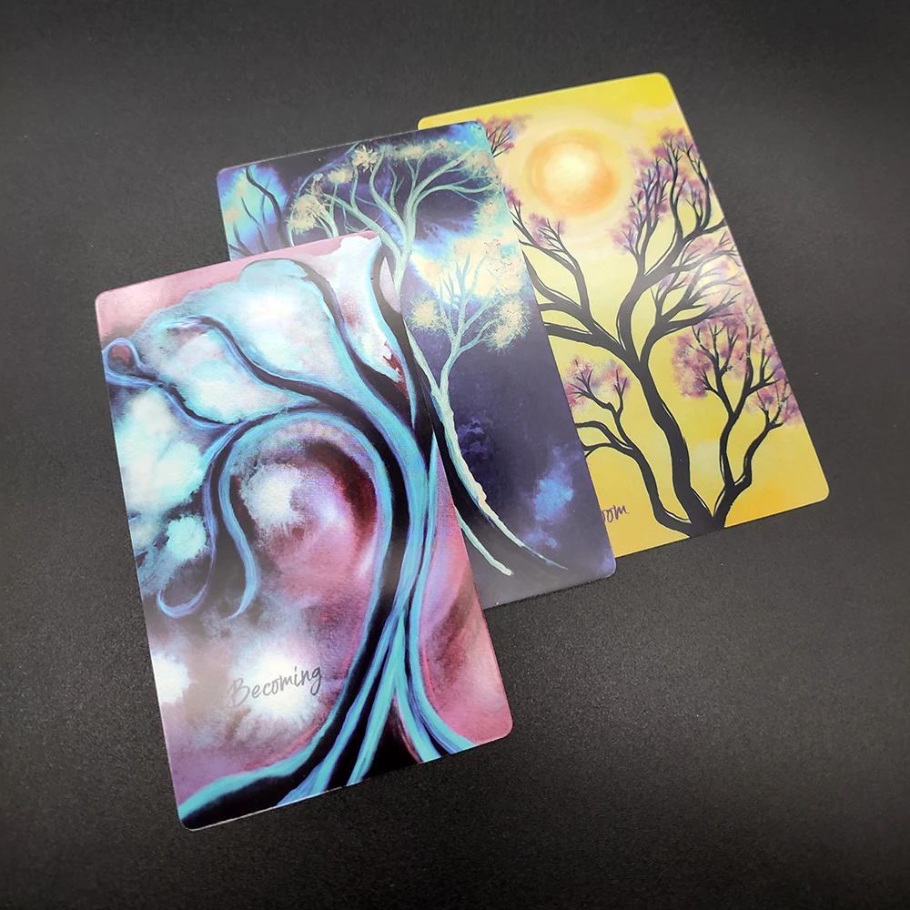 12CMX7CM Soul Trees Ascension Deck Tarot Cards for Beginners English Cards Friends Family Prophecy in Box