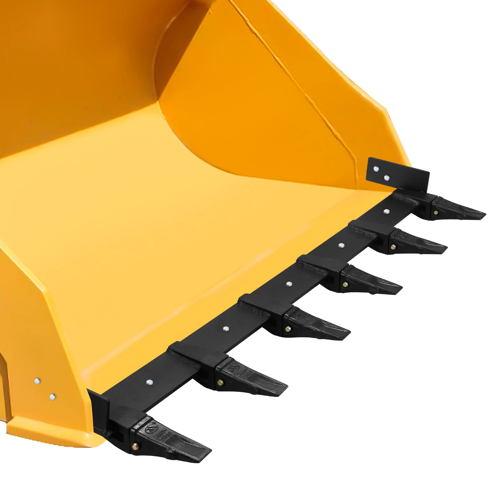 

59inch Bucket Tooth Bar for Tractor Clamp On Debris Forks 4000 Lb Capacity for Loader Or Skid Steer Heavy Duty Bucket Tooth Kit