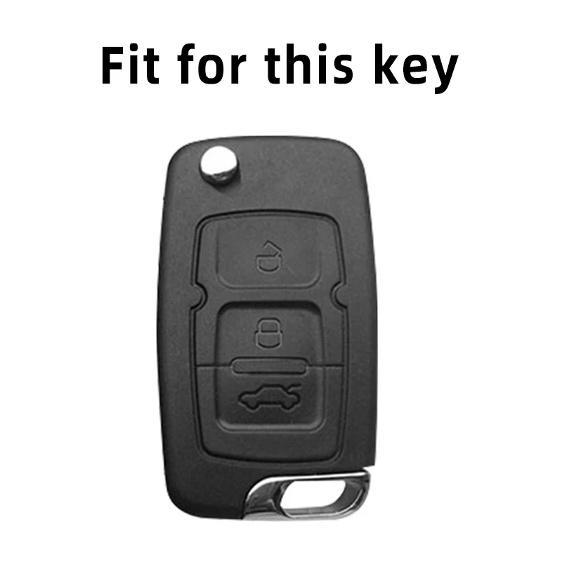 Shell Fob for Geely Emgrand EU 7 EC7 EC715 EC718 EC7-RV EC715 EC718-RV GC5 GC6 EC8 SL Remote Car Folding Key Case Cover Keychain