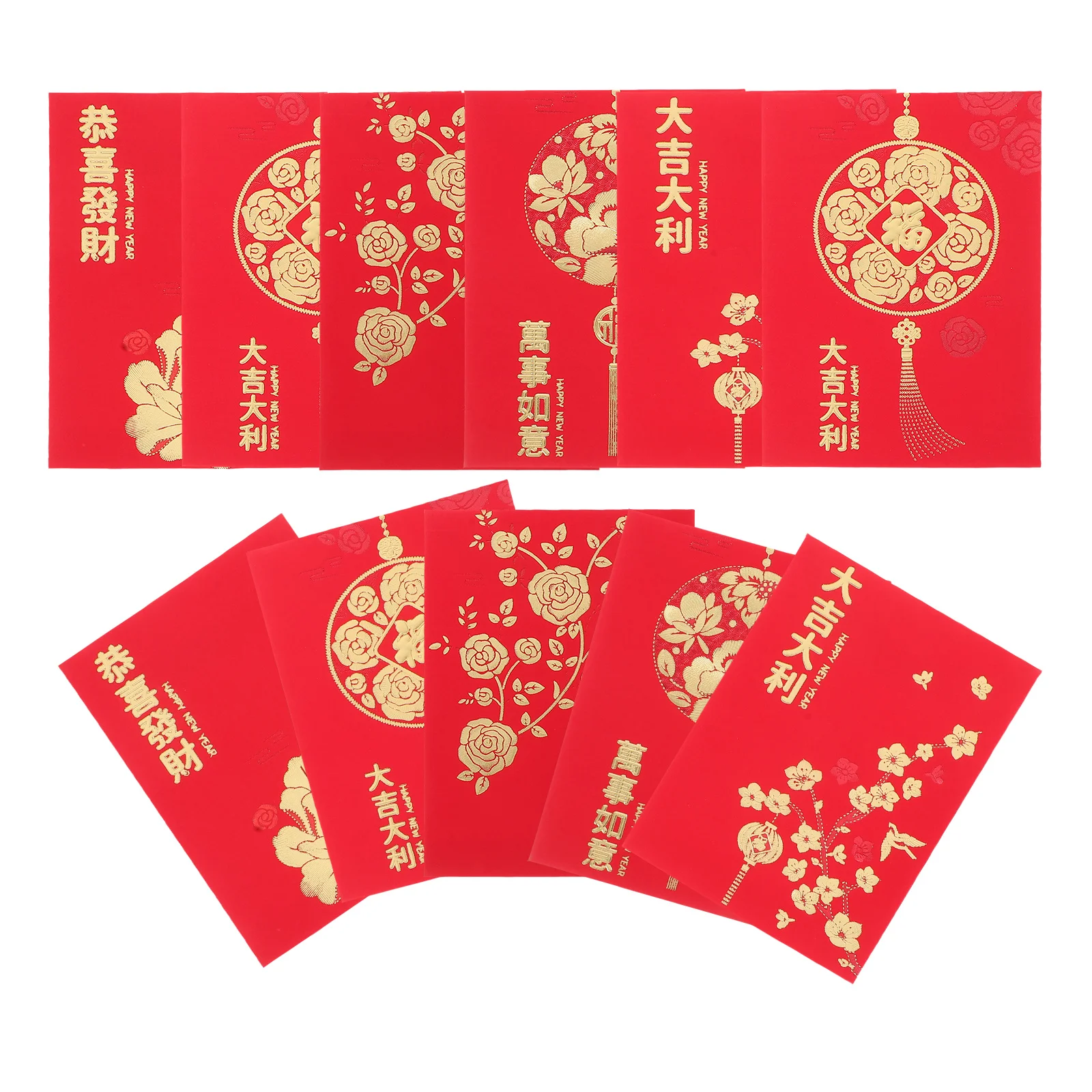 

48pcs Snake Zodiac Red Envelopes Chinese Style Paper Money Pockets For Lunar New Year Wedding Celebration Red Packet Year Of The