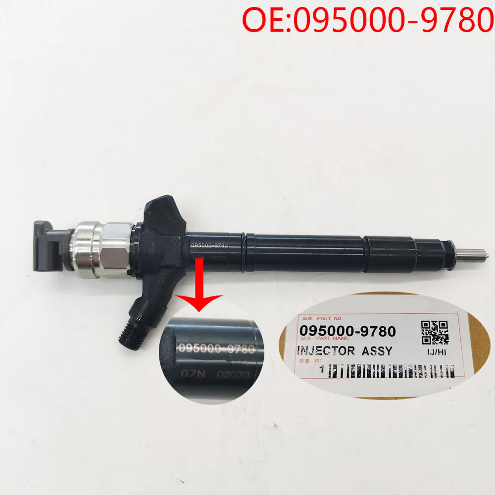

For 095000-9780 09500-7711 23670-51030 23670-51030 1KD FTV Diesel injector or common rail injection valve Diesel