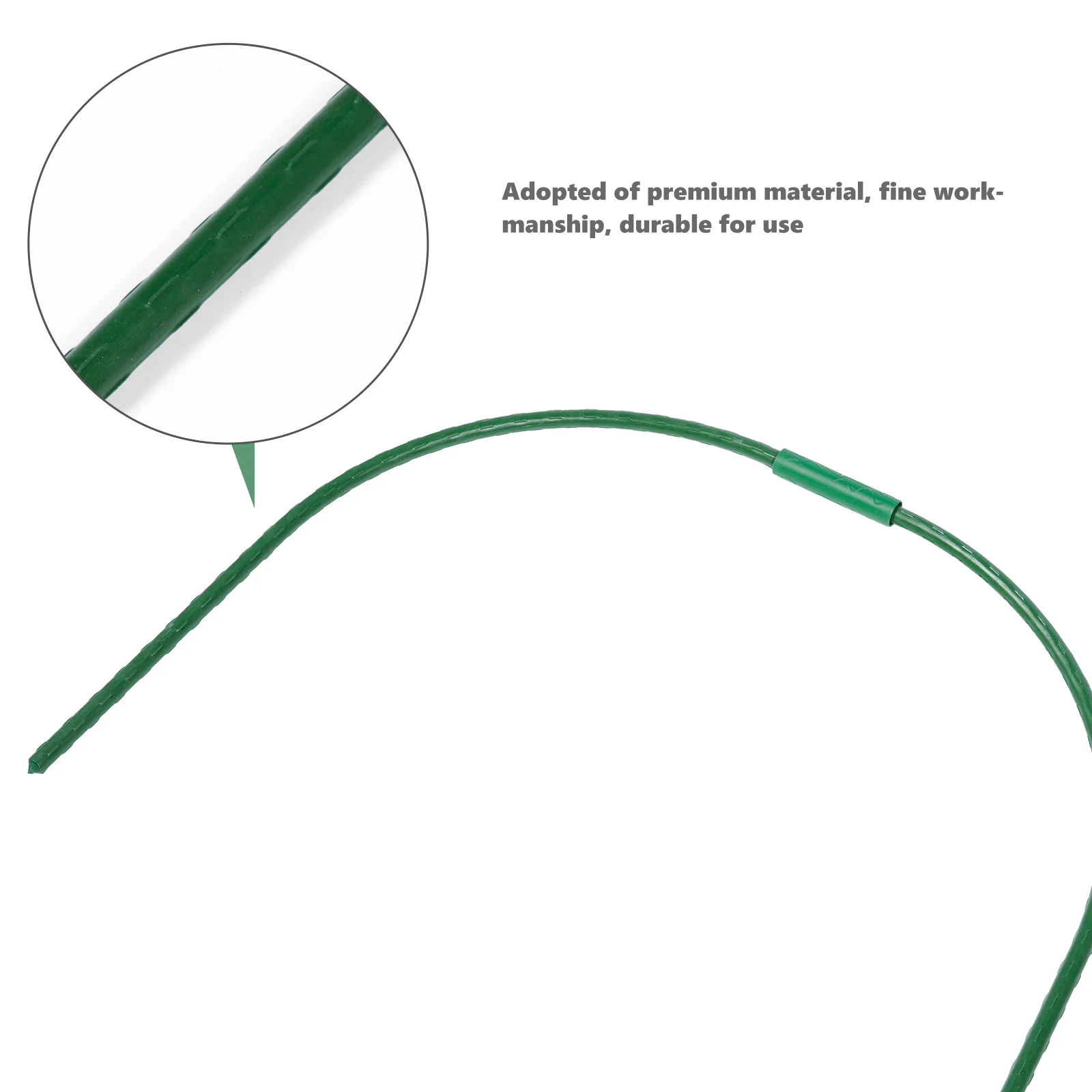 

4 Sets Greenhouse Hoops Racks Durable Rustproof Garden Tunnel Supports Plant Covers Raised Bed Greenhouse Supplies Gardening
