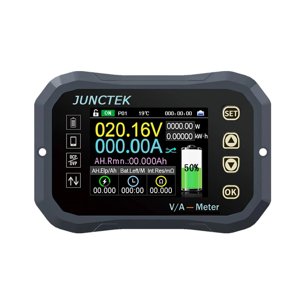 

KG-110F 100A Multi-Function Volt-Ampere Meter Electric Quantity Display Battery Coulomb Counter
