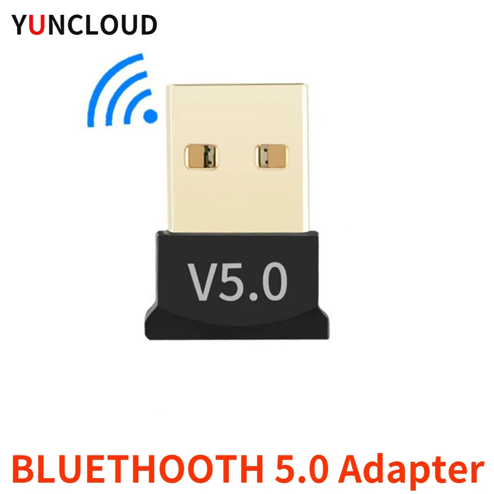 Adaptateur Bluetooth USB BT 5.0, récepteur sans fil, haut-parleur, récepteur de fichiers, émetteur, dongle, ordinateur portable, écouteurs, BLE, émetteur