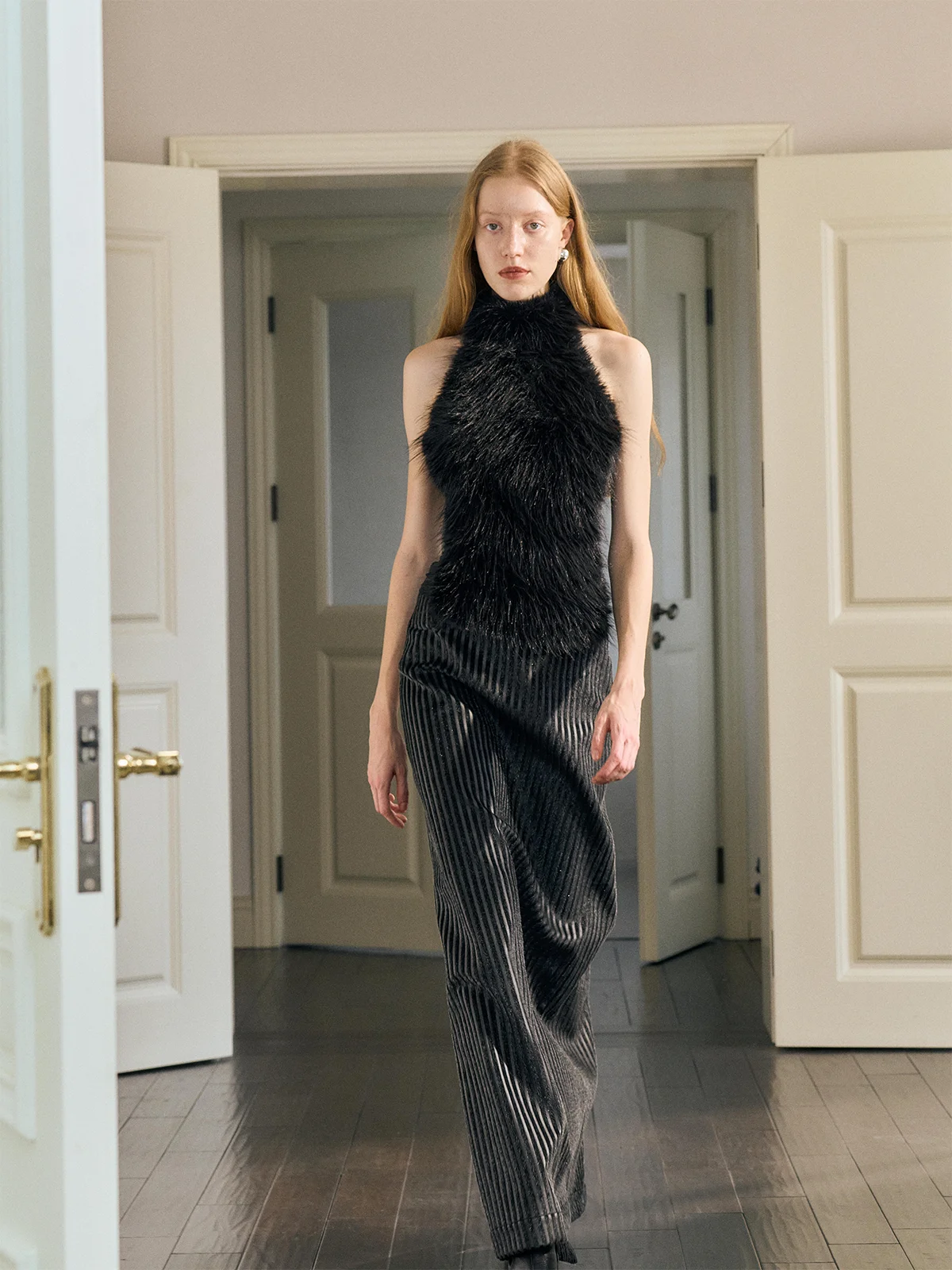 

a Kind Ego Bla Secret Waable Wool Women's Ne Hanging Vest Ele Sle ort Length Casual Wear for Ladies