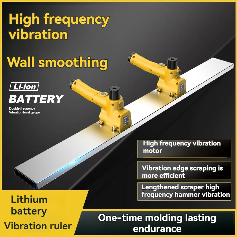 

1.8M Large Capacity Lithium Battery Leveling Ruler Electric Concrete Scraper Leveling Ruler Stainless Steel Wall Leveling Ruler