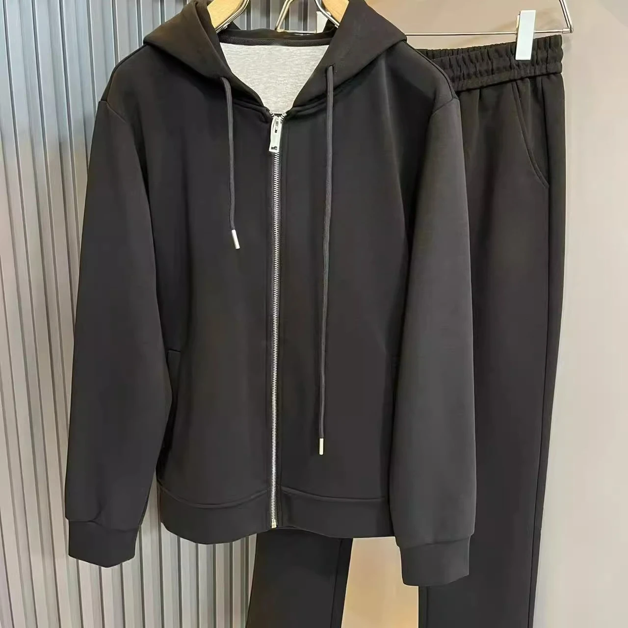 

BC Italian men's clothing autumn and winter new old money wind hooded sweater jacket men's business casual pants sports suit