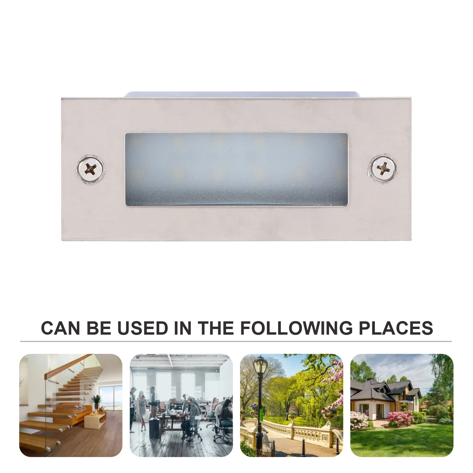 

Led Mini Brick Light Outdoor Stainless Steel Recessed Step Wall Garden Pathway Lights Ip67 Waterproof Durable