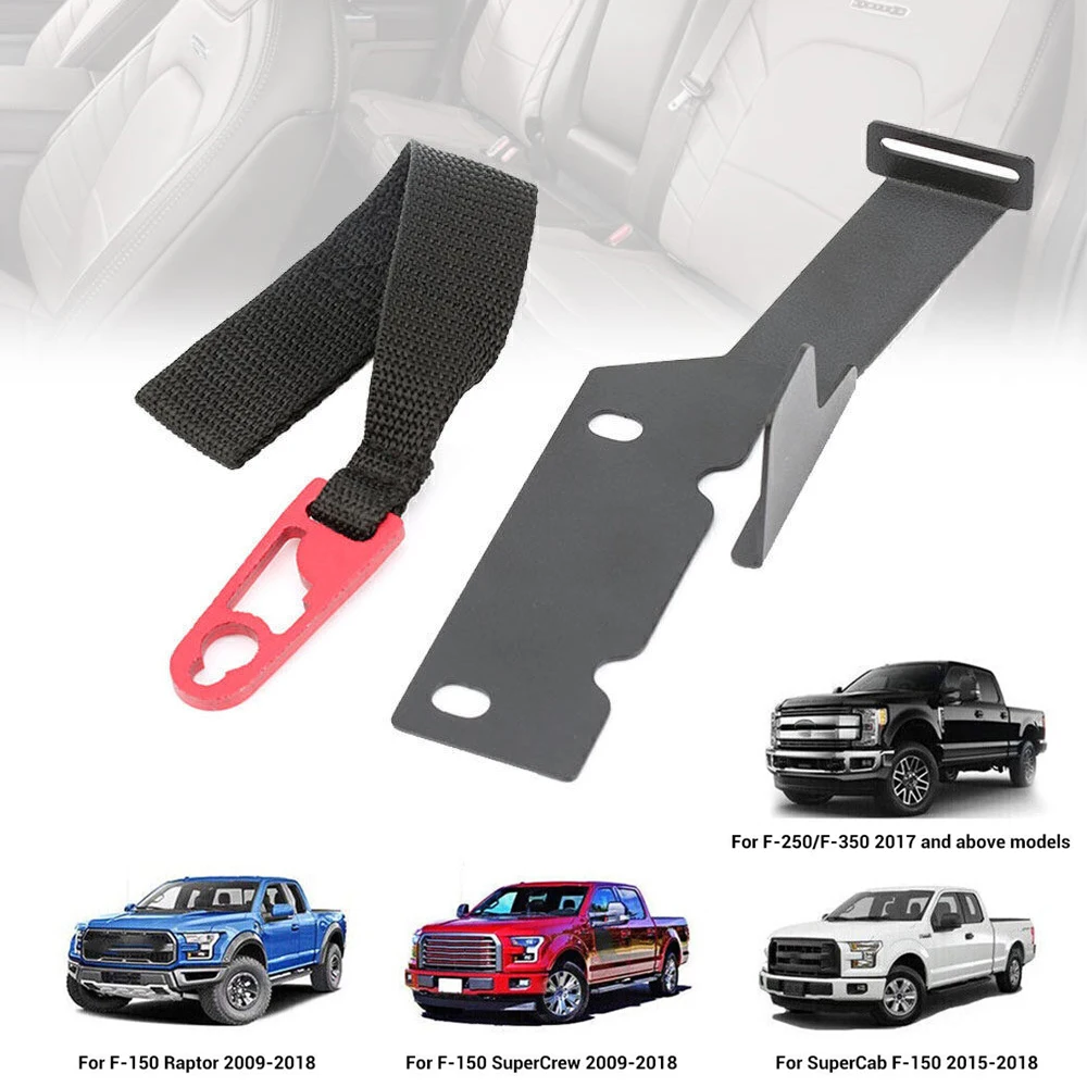 For Ford F150 F250 F350 Durable Buckle Adjustable Strap Safety Belt Buckle Rear Seat Quick Latch Car Release Belt