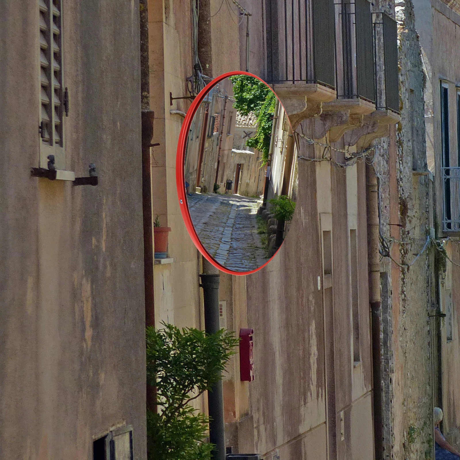 

Wide Angle Convex Corner Mirror Lens Blind Spot Traffic Mirror Lens for Supermarket Store Outdoor Security Corner Mirrors