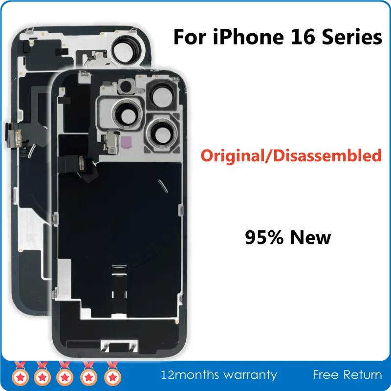 

Original Back Glass With Wireless assembly For iPhone 16e 16 Plus 16 Pro Max, Tear Down, Used, 97% New