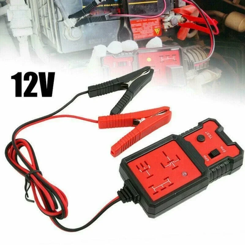 12V Car Relay Tester Battery Checker Diagnostic Tools Electronic Automotive Relay Tester Car Accessories