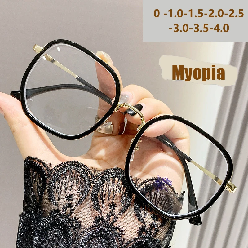 Neue Anti-Blaulicht-Brille, großer Rahmen, ohne Make-up, um Sie aussehen zu machen, Live-Übertragung, heißes Produkt, Myopie-Brille 7761