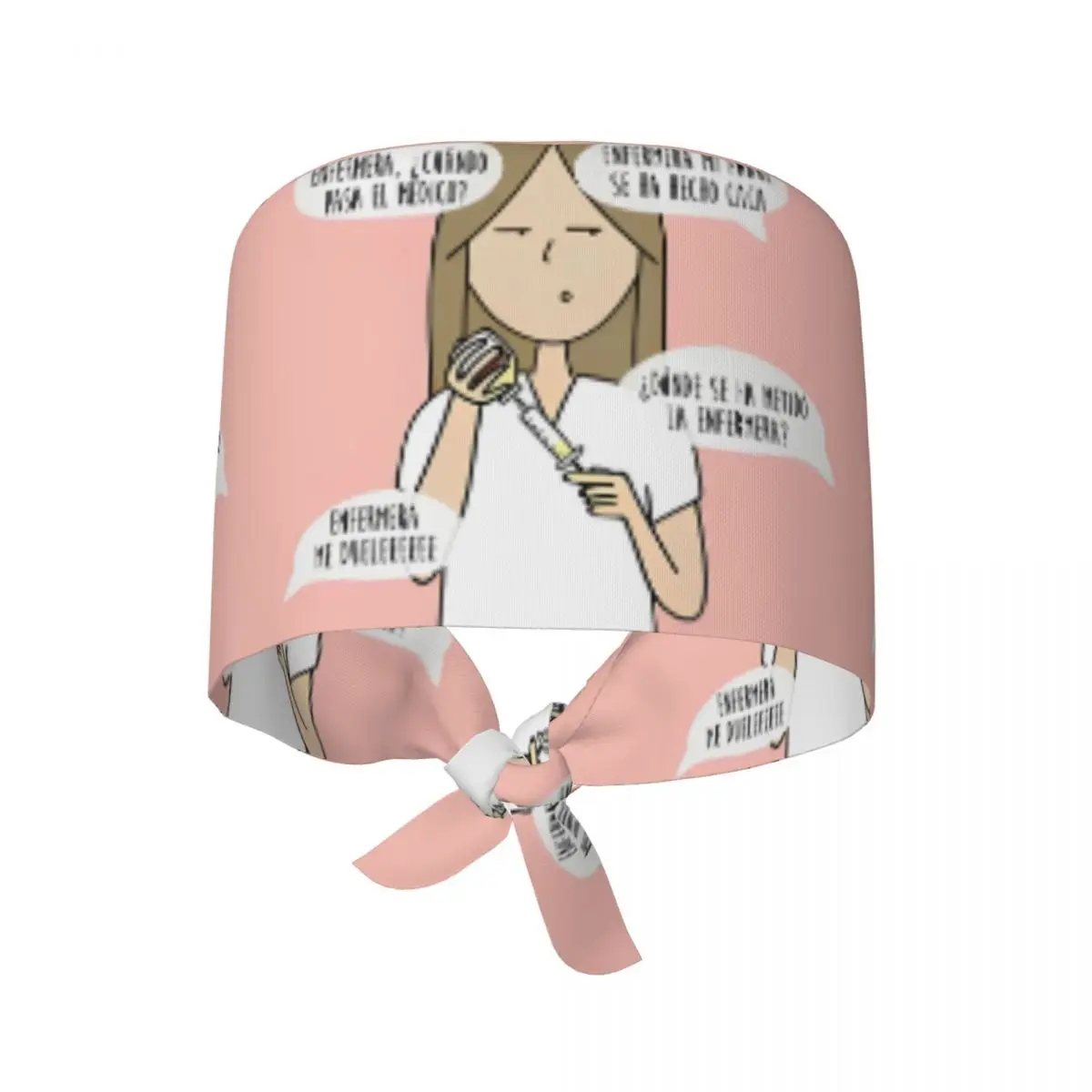 Enfermera En Apuros 看護師用サージカルキャップ ペットグルーミング代理店 獣医医療作業帽子 キャップ レトロ ユニセックススタイル     スクラブハット